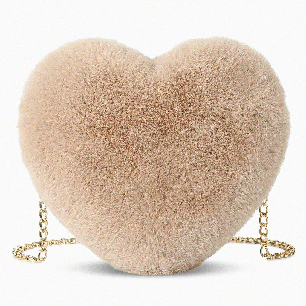 Plush Heart Purse