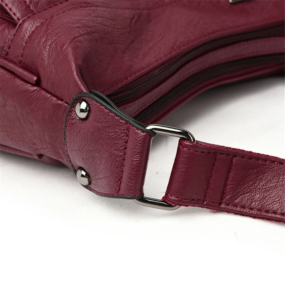 Signature Noir Hobo Bag