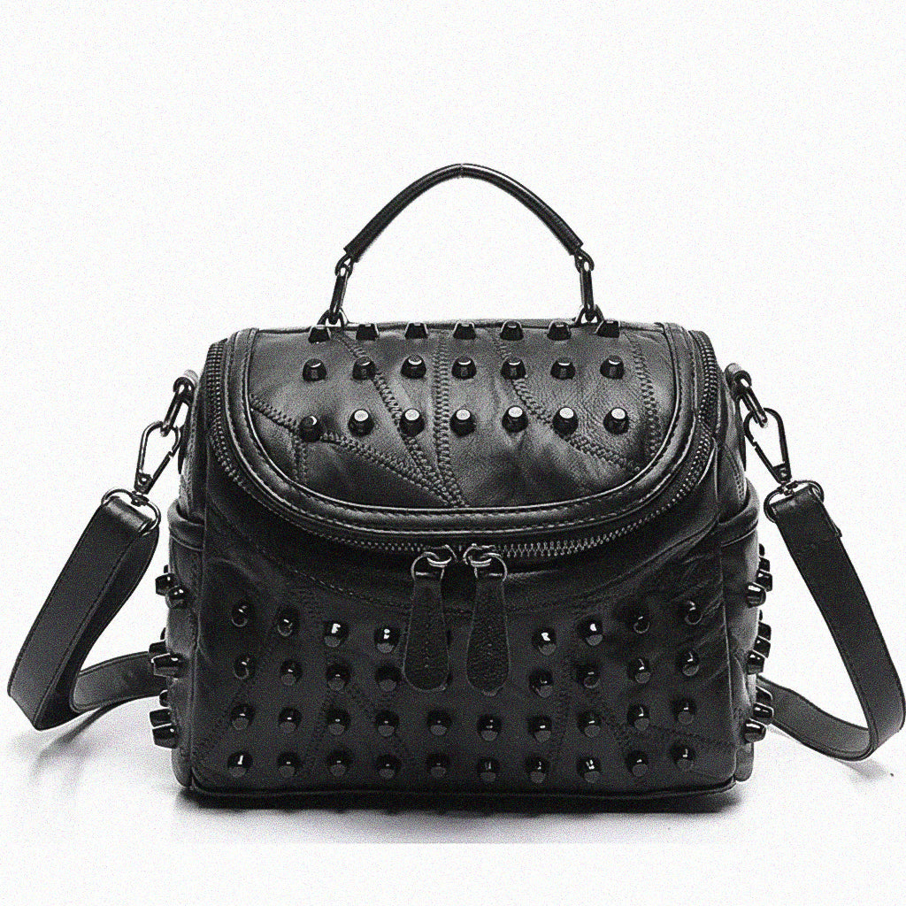 Urban Edge Studded Handbag