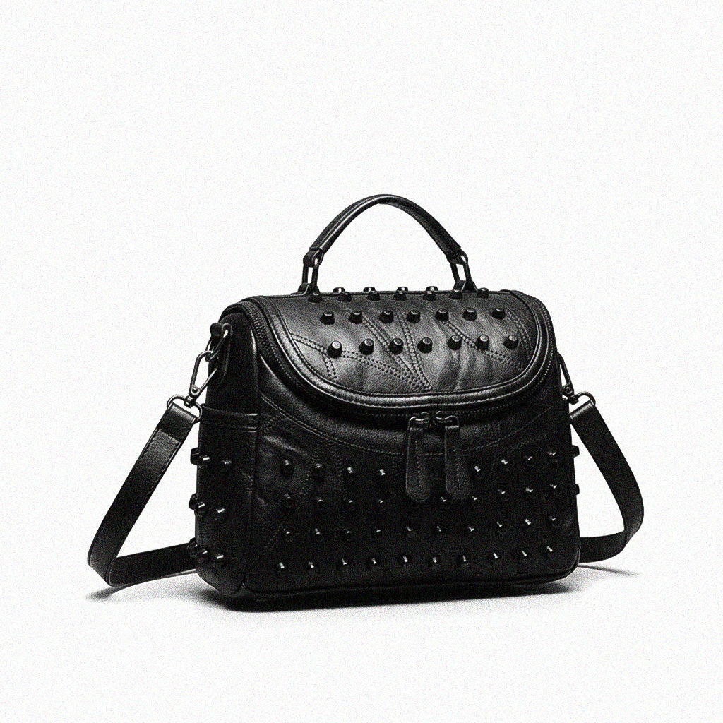 Urban Edge Studded Handbag
