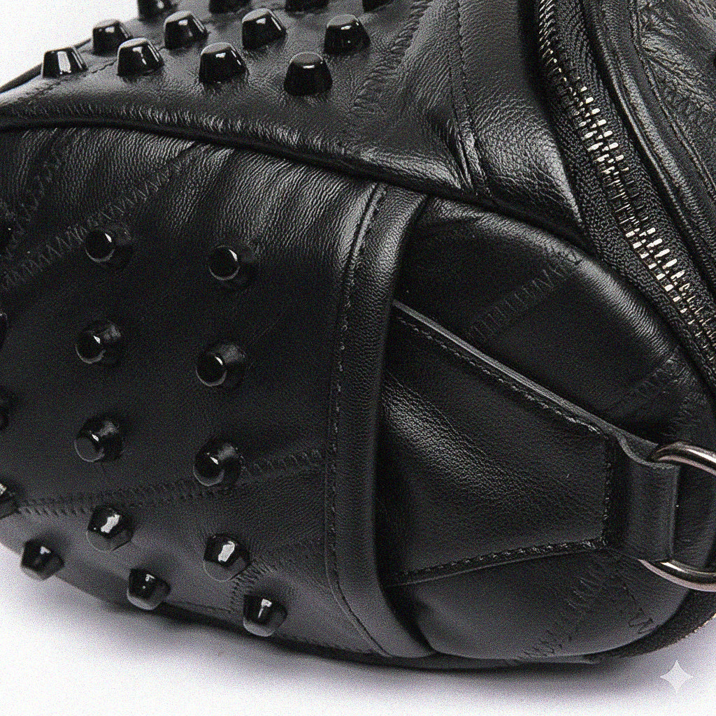 Urban Edge Studded Handbag