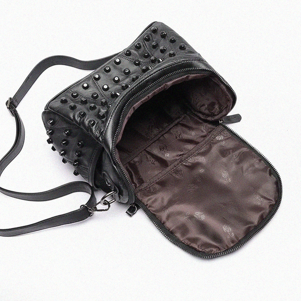 Urban Edge Studded Handbag