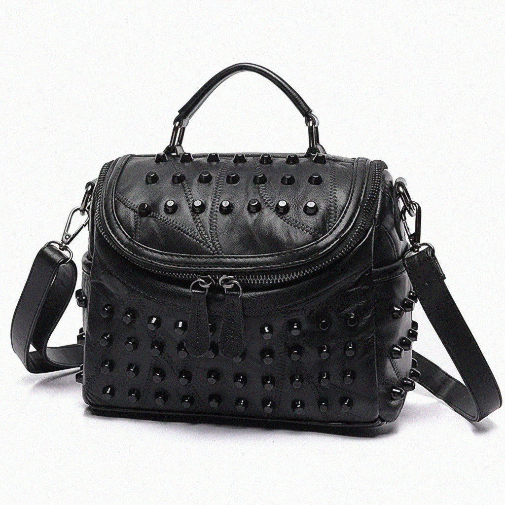 Urban Edge Studded Handbag