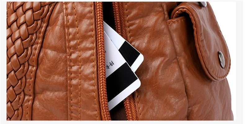 Modern Leather Hobo Crossbody