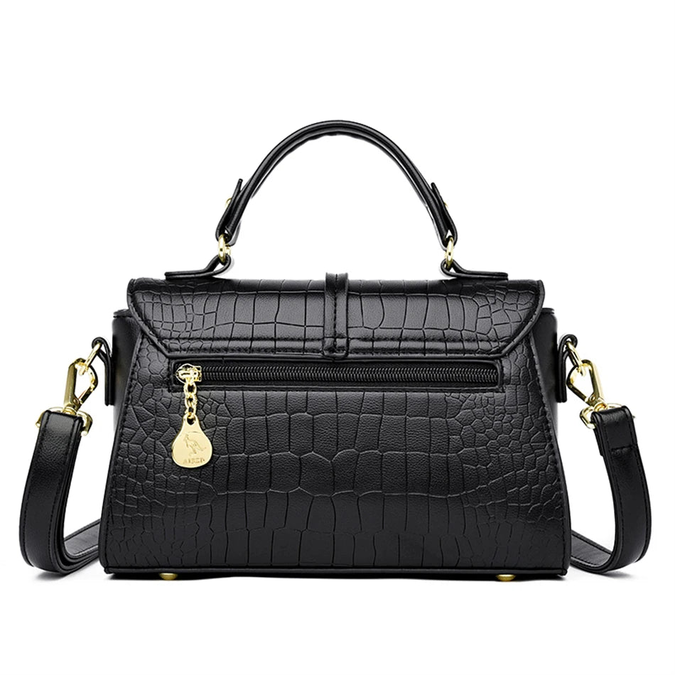 Luxe Crocodile Satchel