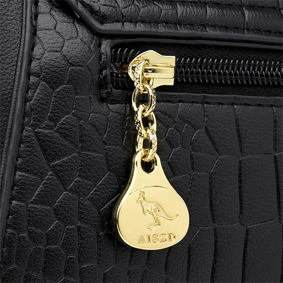 Luxe Crocodile Satchel