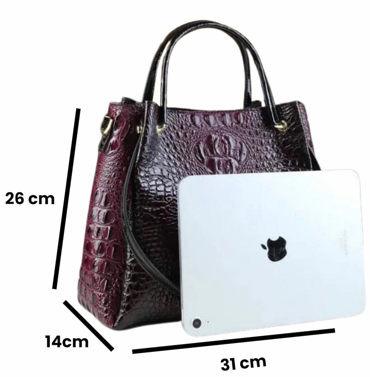 Morae Everyday Tote Crocodile Leather