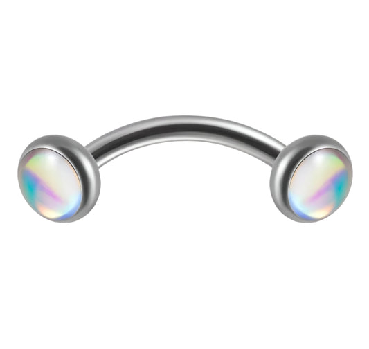 Geometric Eyebrow & Ear Stud – G23 Titanium Casual Hawaiian Vacation Piercing