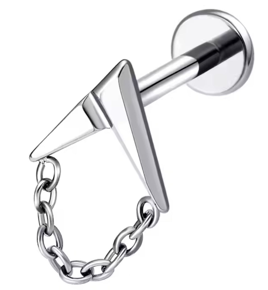 Hawaiian Tropical Style Lip & Cartilage Stud