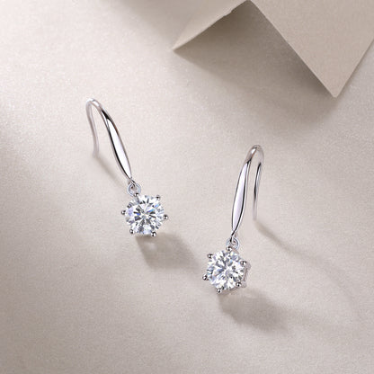 Jumping Wind Moissanite Earrings
