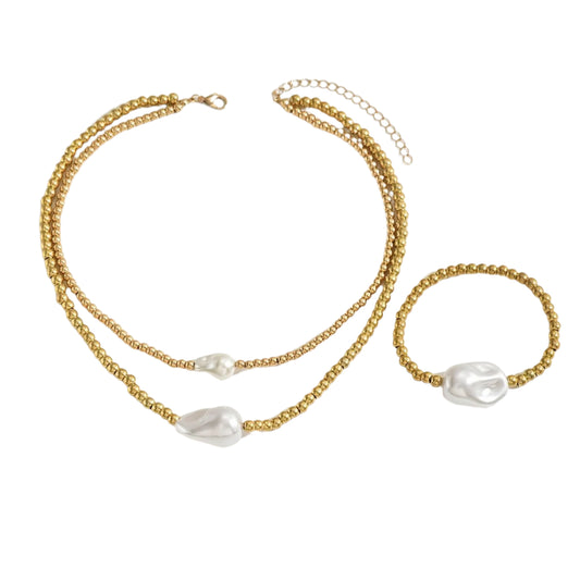 Designer Handmade Jewelry Set – PVD Coated