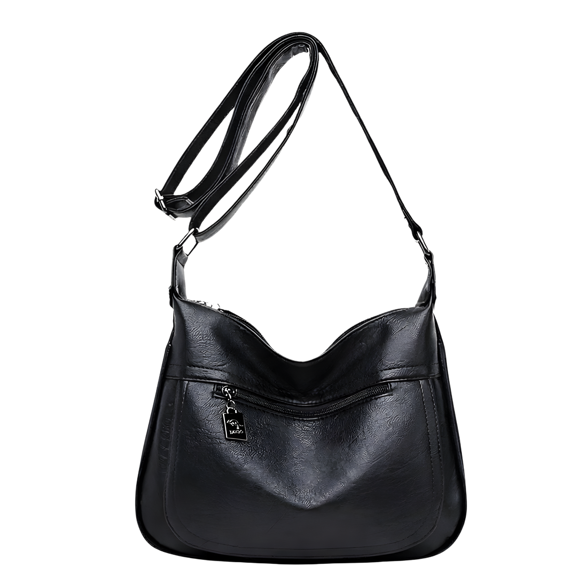 Signature Noir Hobo Bag
