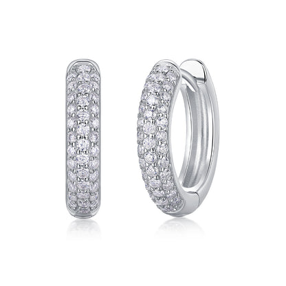 Corner Star Moissanite Earrings
