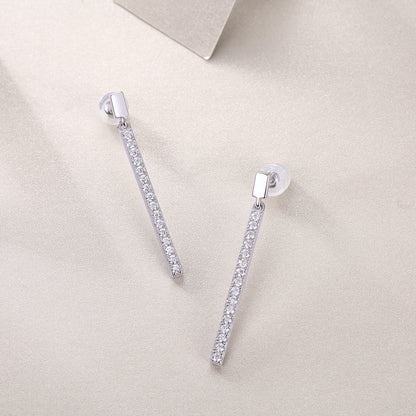 Jumping Diamond Moissanite Earrings