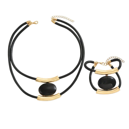 Golden Elegance 14K Gold Plated Jewelry Set