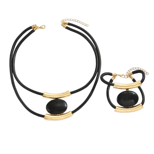 Golden Elegance 14K Gold Plated Jewelry Set