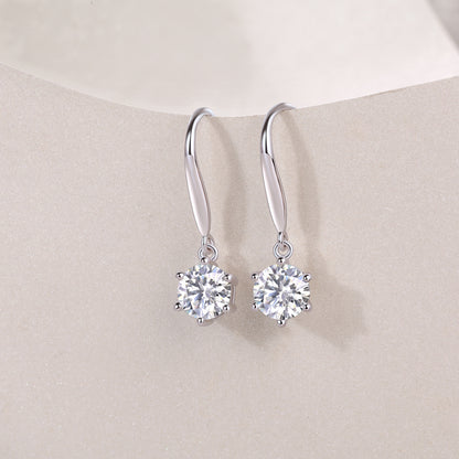 Jumping Wind Moissanite Earrings