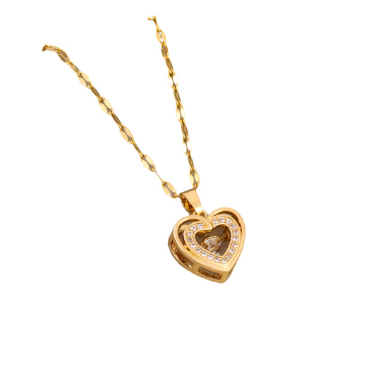 Double-Layer Love Necklace