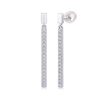 Jumping Diamond Moissanite Earrings