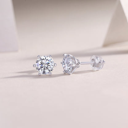 Quiet Moissanite Earrings