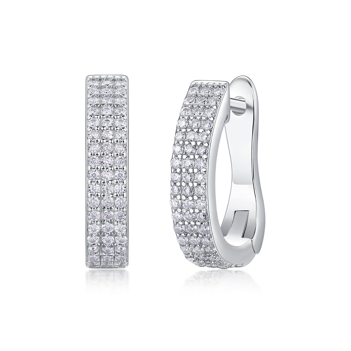 Slow Pace Diamond Moissanite Earrings