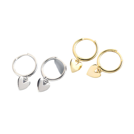 Love Heart Earrings Premium Temperament Earrings Jewelry