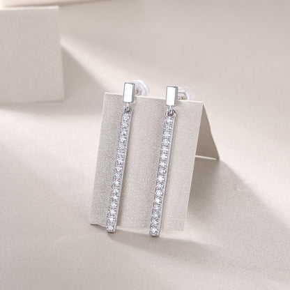Jumping Diamond Moissanite Earrings