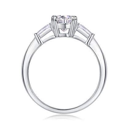 Luxury Moissanite Wedding Ring Set